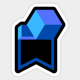 Geometric Design - Bloky Sticker